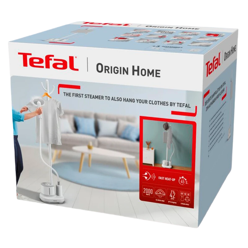 Aparat de călcat cu aburi staționar tefal  it3280e1, alb 2