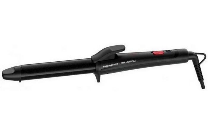 Плойка rowenta karl lagerfeld curling tong cf321lf0, чёрный 7