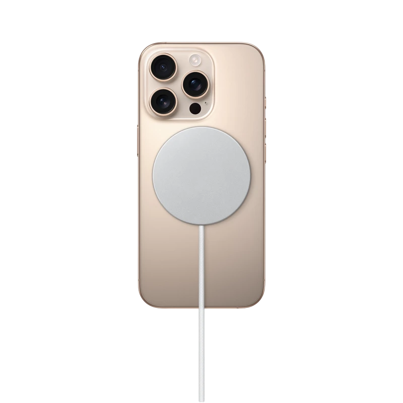 Беспроводная зарядка apple magsafe charger, 15вт, белый 4