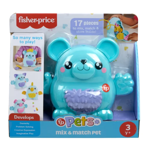 Jucări de dezvoltare "strânge animăluțul tău de companie" de la fisher price, 18 elem. 3