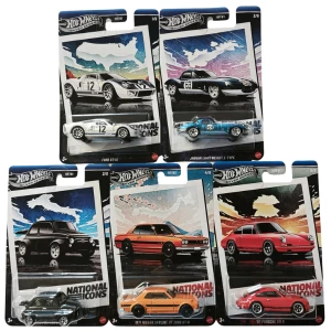 Набор Hot Wheels Silver Series 2025 «National Icons» 1:64, в асс.