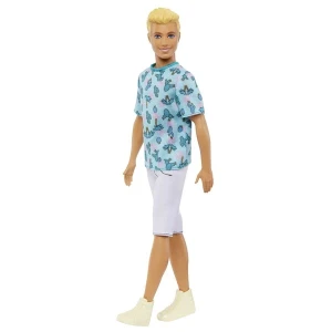 Păpușă barbie ken “fashionist cu părul blond și în tricou cu cactuși” Thumbnail 3