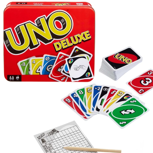 Карточная игра uno делюкс 5