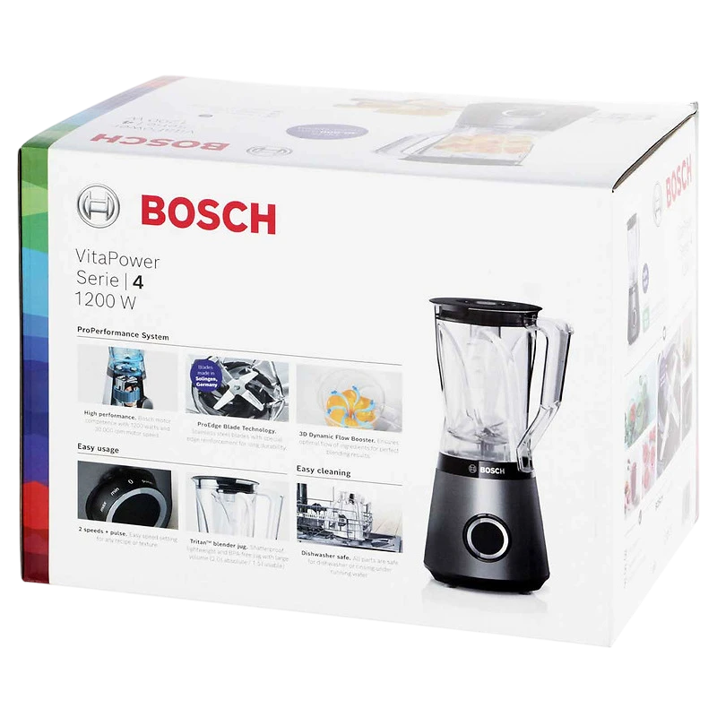Blender staționar bosch mmb6141s, argintiu 3