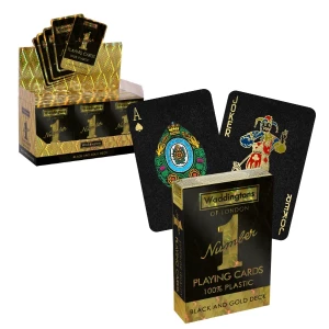 Карты игральные Waddingtons No. 1 "Black And Gold Deck"