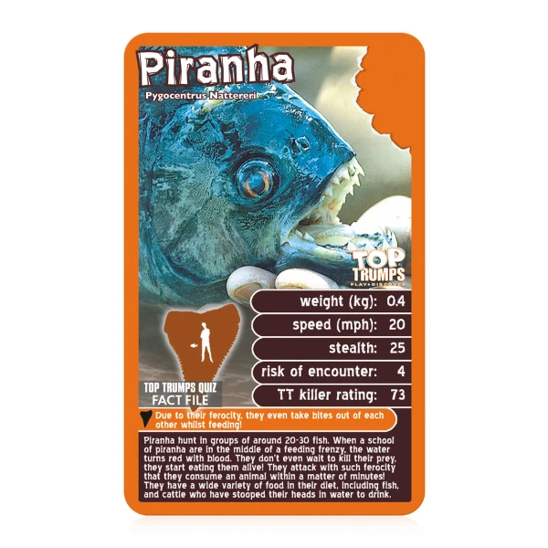 Joc de masă top trumps "prădători" (en) 7