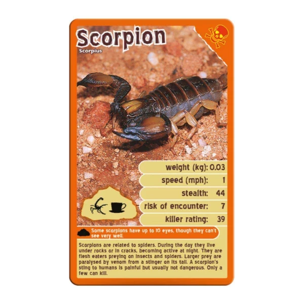 Joc de masă top trumps "prădători" (en) 5
