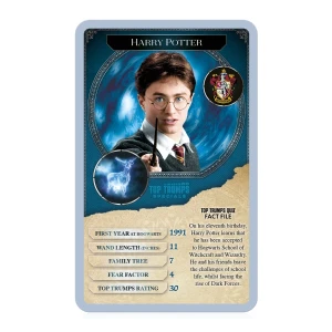 Joc de masă top trumps "harry potter – 30 de vrăjitoare și vrăjitori" (en) Thumbnail 2