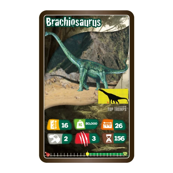 Joc de masă top trumps "dinozauri" (en) 7