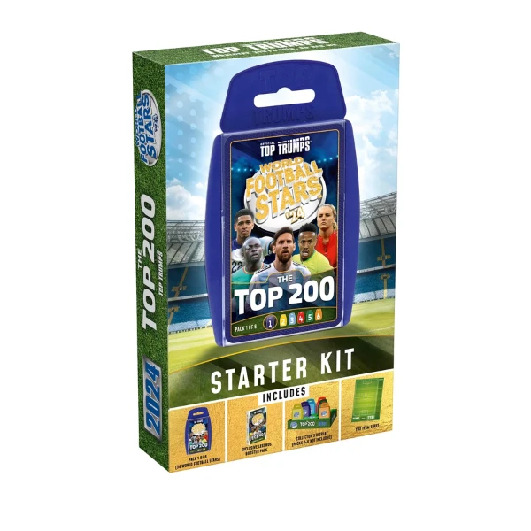 Настольная игра top trumps "world football stars 200" (стартовый набор) 2