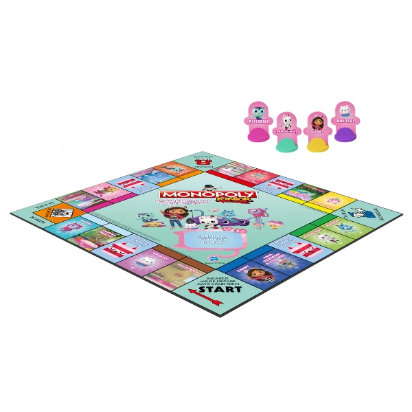 Настольная игра monopoly junior "gabby's dollhouse" (рум.) 2