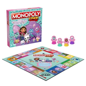 Настольная игра monopoly junior "gabby's dollhouse" (рум.)