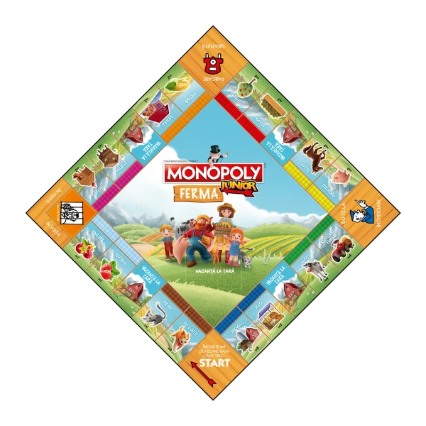 Настольная игра monopoly junior "ферма" (рум.) 4