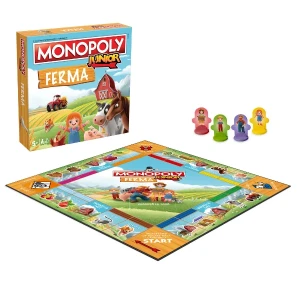 Настольная игра monopoly junior "ферма" (рум.)