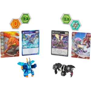 Set bakugan 2în1 în cutie metalică bakugan tin Thumbnail 2