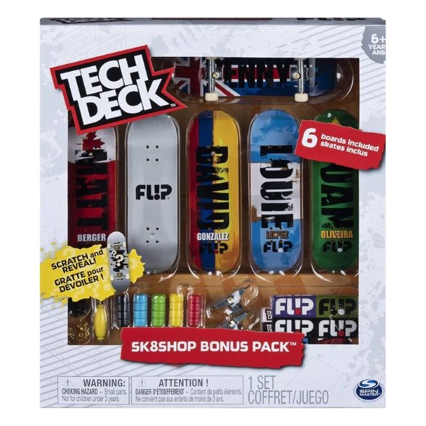 Set pentru crearea și personalizarea mini-skateboardurilor, (as.) 10