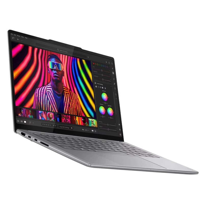 Ноутбук 14,5" lenovo yoga pro 7 14iah10, luna grey, intel core ultra 7 255h, 32гб/1024гб, windows 11 home sl 16