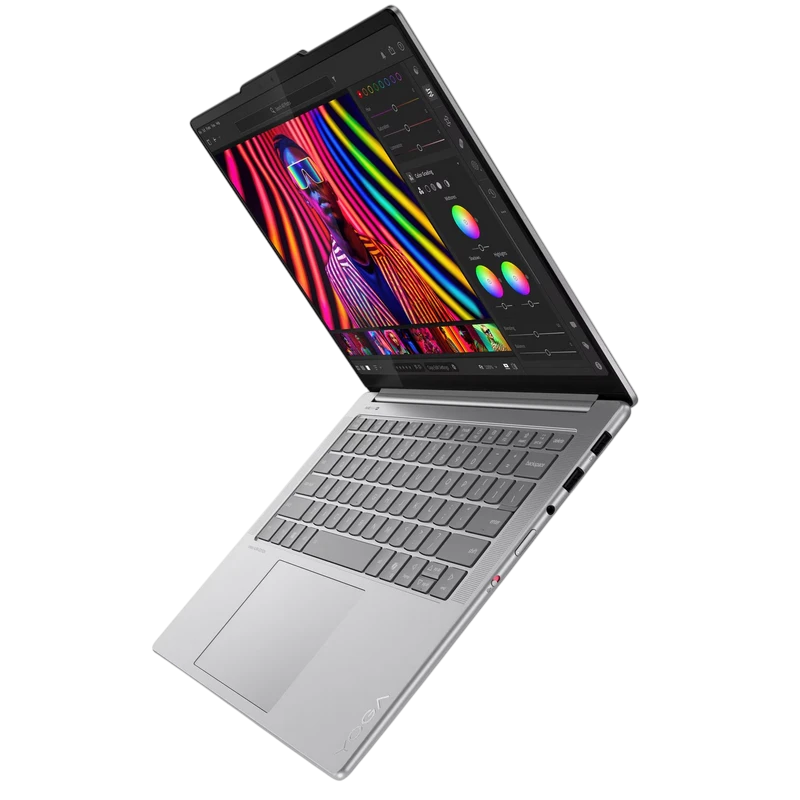 Ноутбук 14,5" lenovo yoga pro 7 14iah10, luna grey, intel core ultra 7 255h, 32гб/1024гб, windows 11 home sl 10
