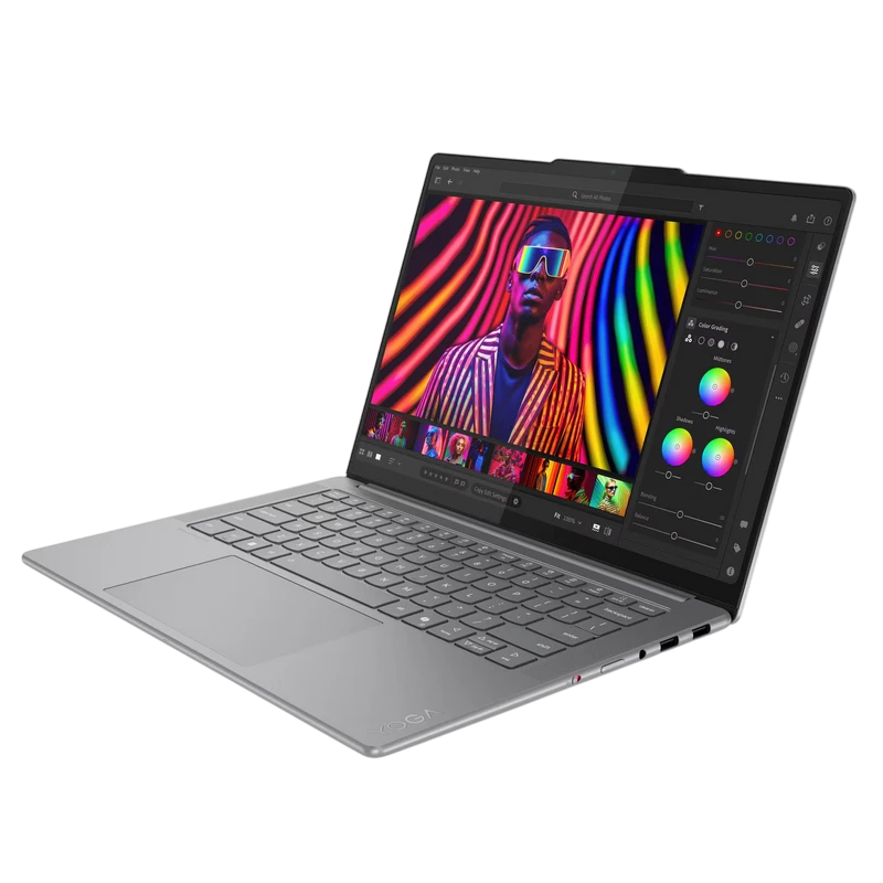 Ноутбук 14,5" lenovo yoga pro 7 14iah10, luna grey, intel core ultra 7 255h, 32гб/1024гб, windows 11 home sl 7