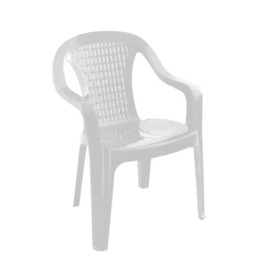 SCAUN PLASTIC SANJA ALB (7005A)