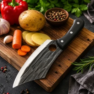 Cuțit de bucătarie cu lamă de 17 cm și lungime totală de 27 cm (s177--8)