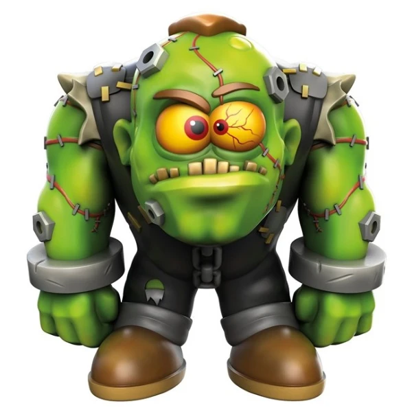 Ou-surpriză cu figurine de colecție „monștri mistici” 5