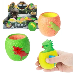 Игрушка-антистресс "яйцо с динозавром" — world of dinosaurs (асс.)