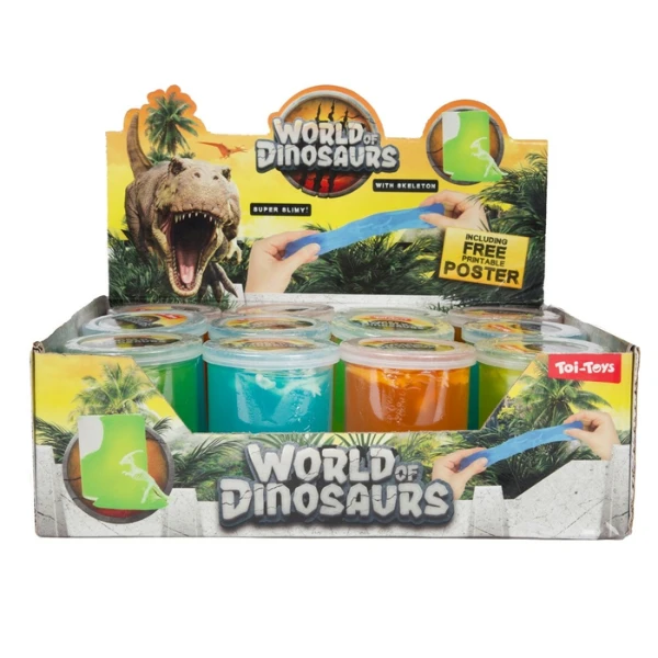 Slime cu schelet de dinozaur, în as. 3