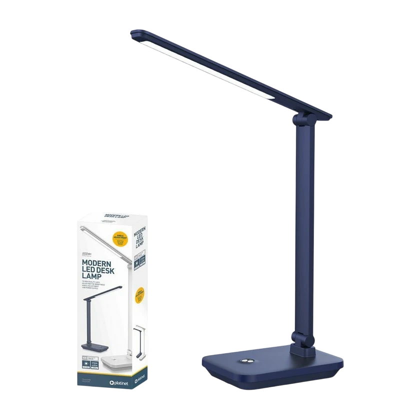 Lampa de birou platinet pdl6731nb, albastru 4