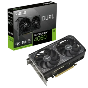 Видеокарта asus dual-rtx4060-o8g-v2, 8gb gddr6 128бит 