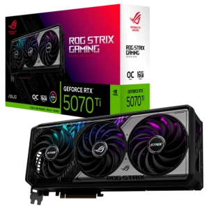 Placă Video ASUS ROG-STRIX-RTX5070TI-O16G-GAMING, 16GB GDDR7 265bit
