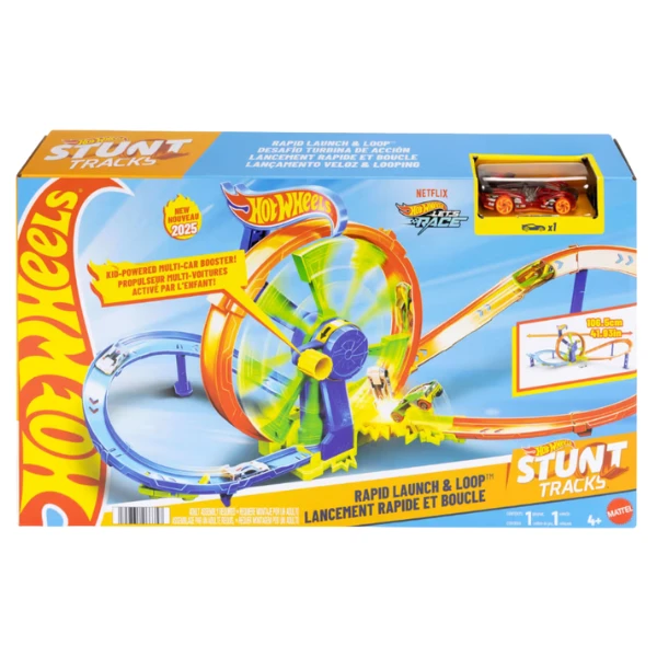 Hot wheels "быстрый запуск и петля" 3