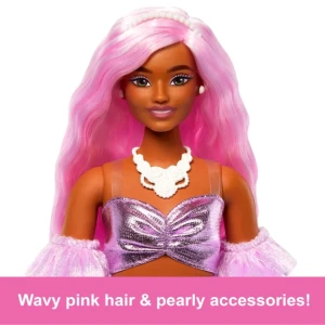 Кукла barbie "модница в глянцевом розовом платье" Thumbnail 4