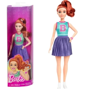 Кукла barbie "модница в фиолетовой плиссированной юбке"