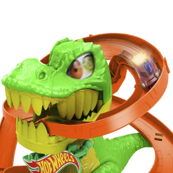 Игровой набор hot wheels city: атака огненного ти-рекса 5