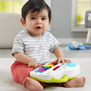 Jucărie muzicală în limba română ”pian” de la fisher-price Thumbnail 4