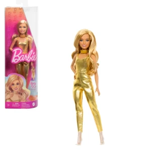 Кукла barbie "модница в золотистом комбинезоне"