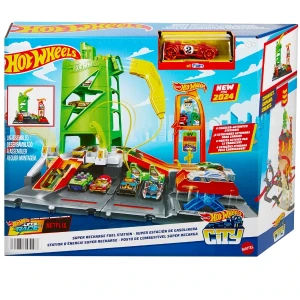 Игровой набор hot wheels "заправочная станция super recharge" Thumbnail 3