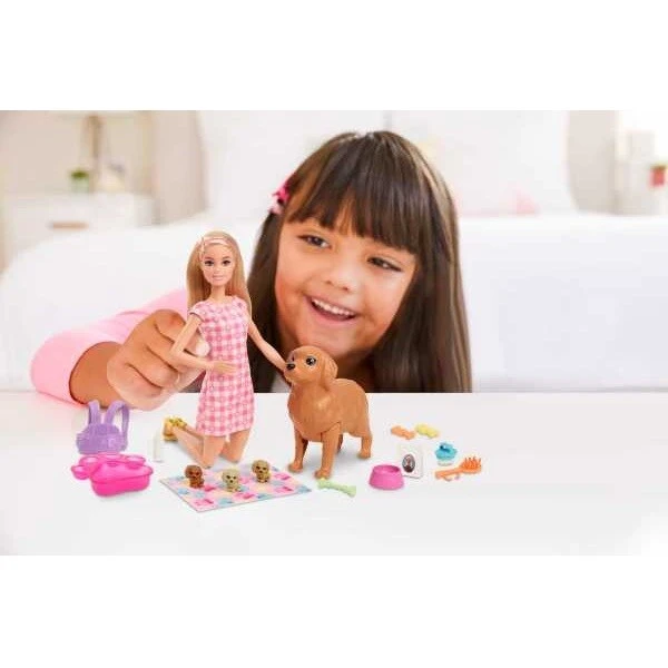 Игровой набор barbie "новорожденные щенки" 6