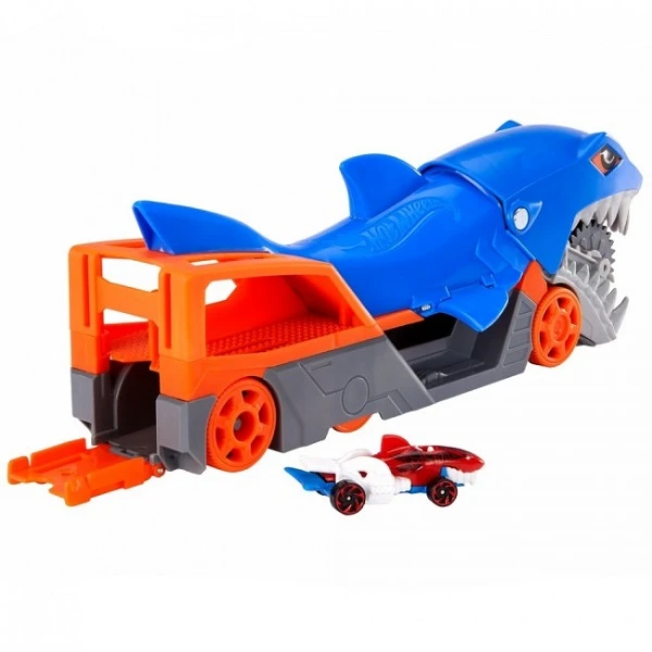 Hot wheels грузовик-транспортер "акулья пасть" 6
