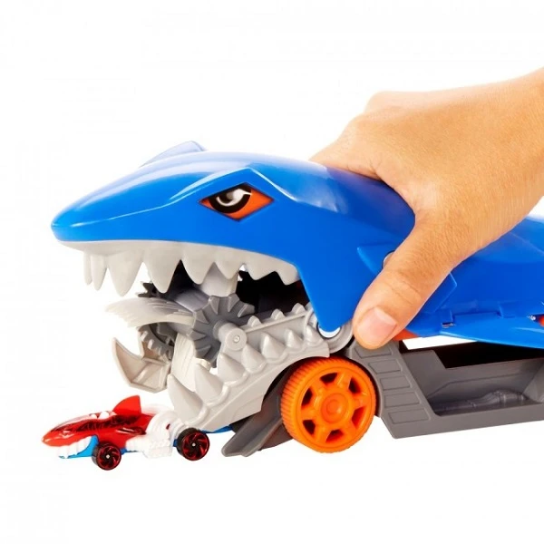 Hot wheels грузовик-транспортер "акулья пасть" 4