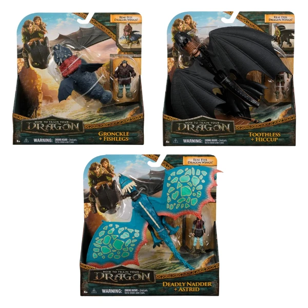 Figurine "cum să îți dresezi dragonul: dragon și viking" (as.) 3