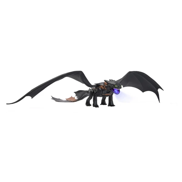 Jucărie interactivă "toothless" cu efecte de lumină și sunet 8