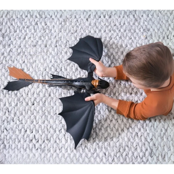 Jucărie interactivă "toothless" cu efecte de lumină și sunet 10