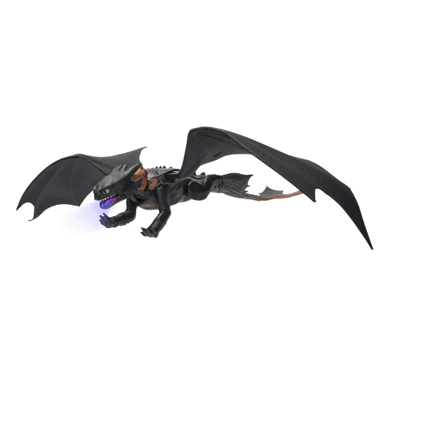 Jucărie interactivă "toothless" cu efecte de lumină și sunet 9