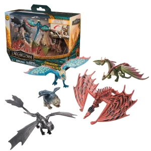 Set de mini-figurine cu dragoni "cum să îți dresezi dragonul"