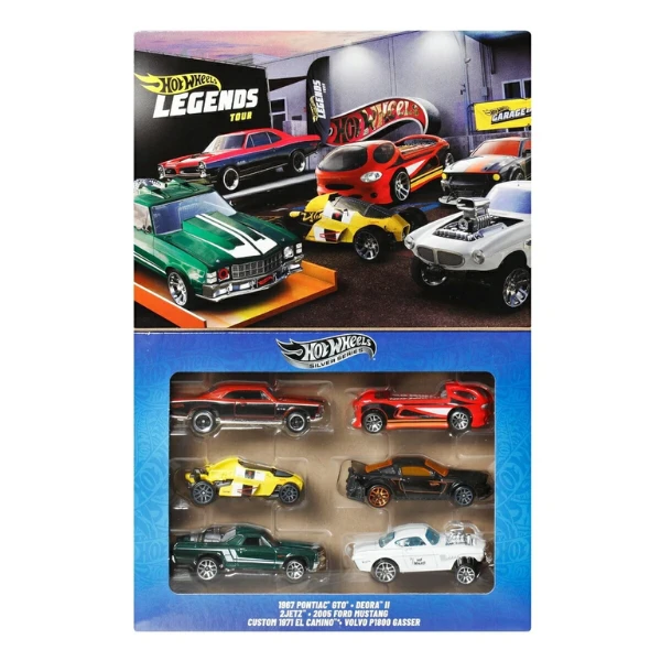 Набор коллекционных машинок hot wheels "тур легенд" 1:64 2