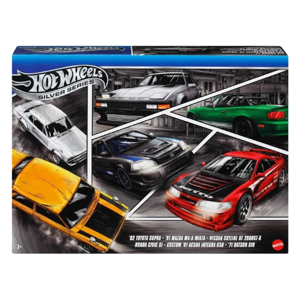 Set de mașinuțe colecționabile hot wheels „străzile japoniei” 1:64 3