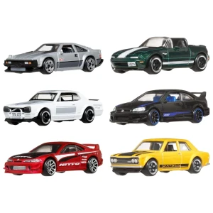 Set de mașinuțe colecționabile hot wheels „străzile japoniei” 1:64 Thumbnail 2