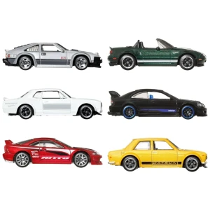 Set de mașinuțe colecționabile hot wheels „străzile japoniei” 1:64 Thumbnail 4